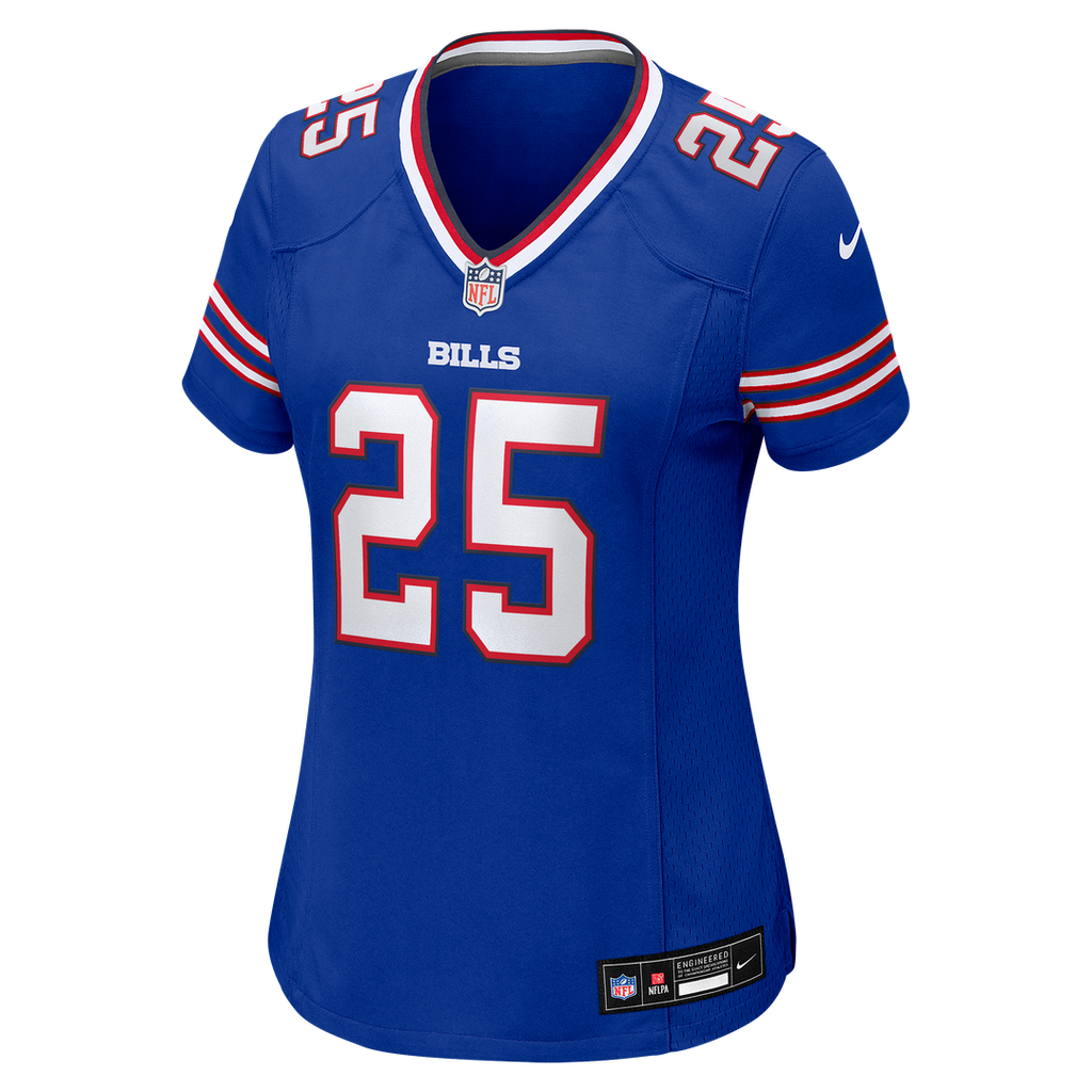 Geno Stone Buffalo Bills Nike Women's Team Game Jersey - Royal Official NFL Team Apparel Football Fan Gear