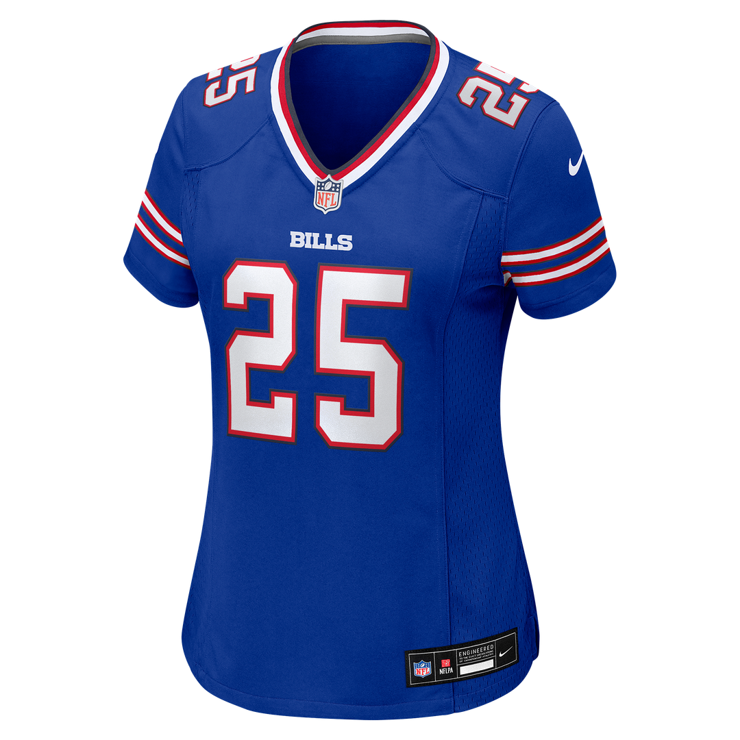 Geno Stone Buffalo Bills Nike Women's Team Game Jersey - Royal Official NFL Team Apparel Football Fan Gear