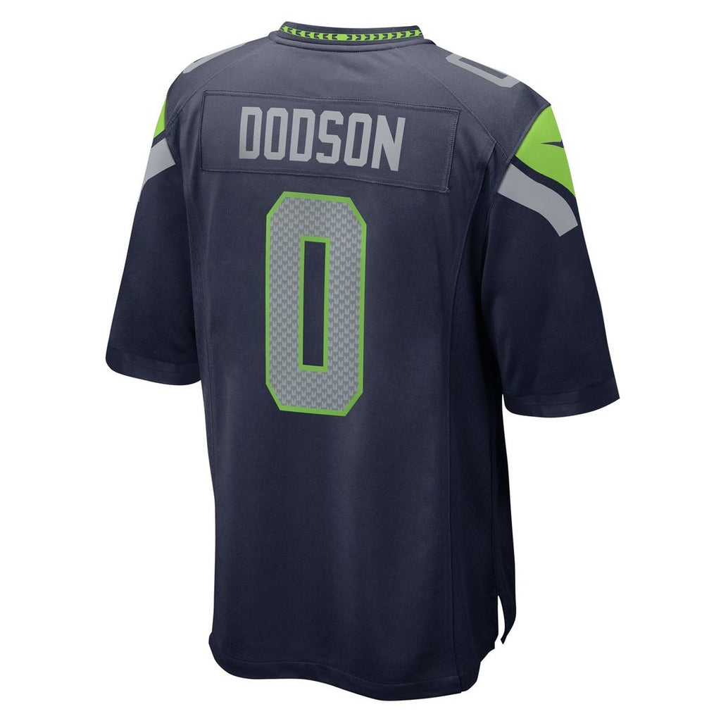 Tyrel Dodson Seattle Seahawks Nike Game Jersey - College Navy Official NFL Team Apparel Football Fan Gear