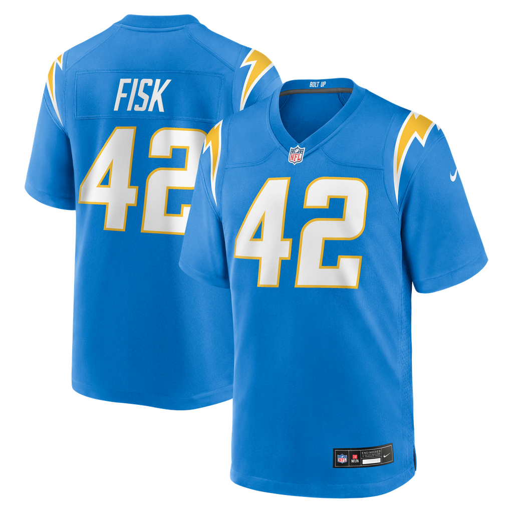 Tucker Fisk Los Angeles Chargers Nike Team Game Jersey - Powder Blue Official NFL Team Apparel Football Fan Gear