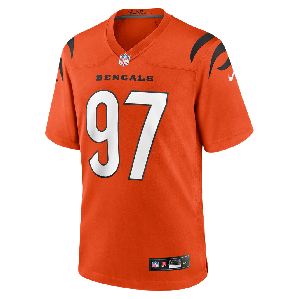 Dexter Lawrence II Cincinnati Bengals Nike Game Jersey - Black Official NFL Team Apparel Football Fan Gear