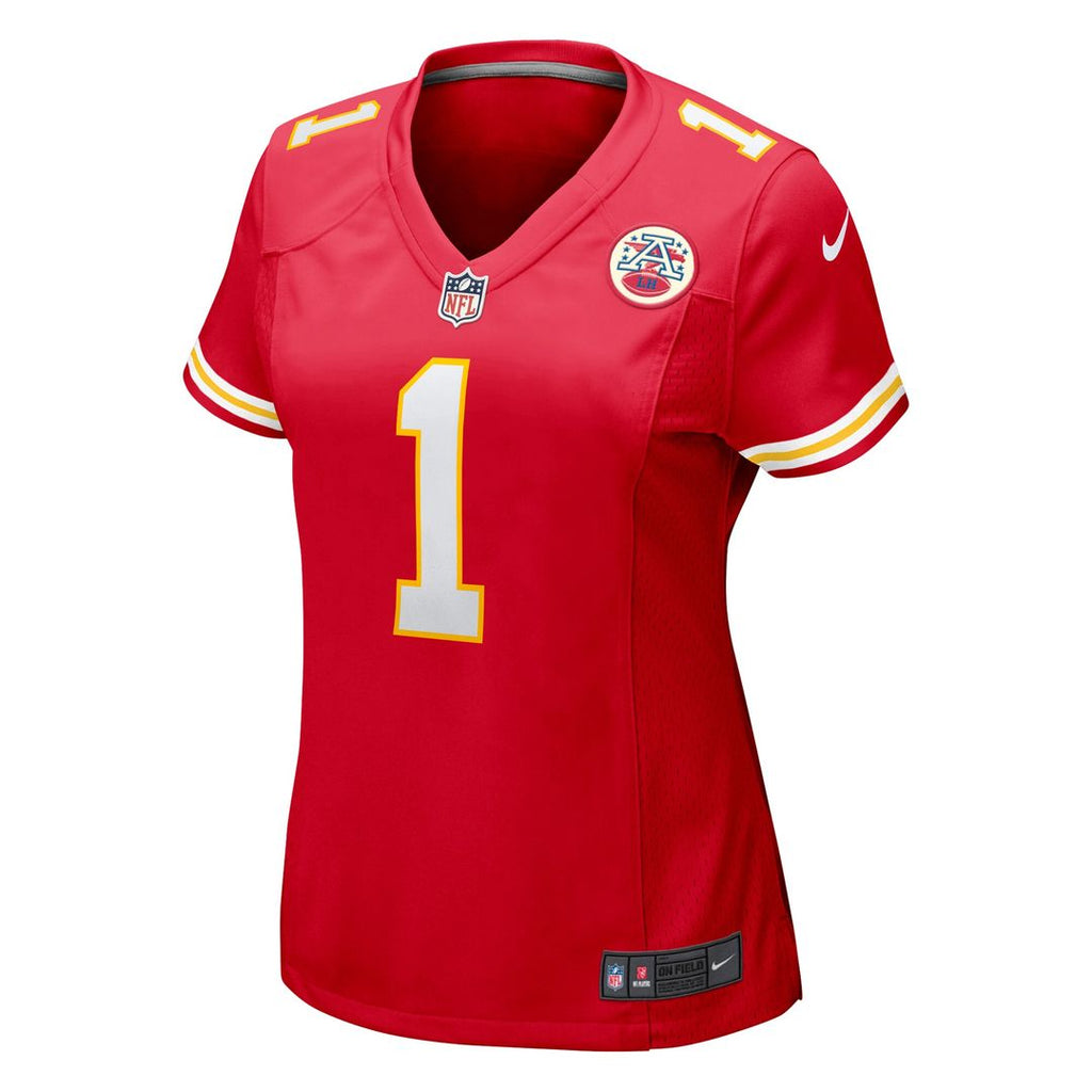Number 1 Mom Kansas City Chiefs Nike Women's Game Jersey - Red Official NFL Team Apparel Football Fan Gear