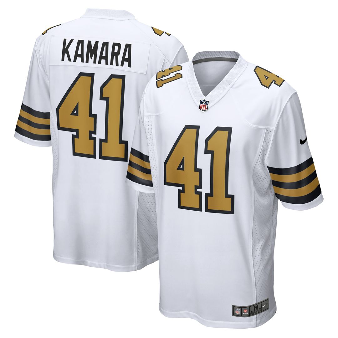 Alvin Kamara New Orleans Saints Nike Game Jersey - Black Official NFL Team Apparel Football Fan Gear
