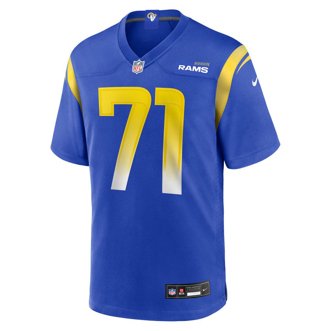 Warren McClendon Jr. Los Angeles Rams Nike Team Game Jersey - Royal Official NFL Team Apparel Football Fan Gear