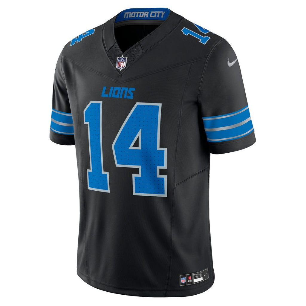 Amon-Ra St. Brown Detroit Lions Nike 2nd Alternate Vapor F.U.S.E. Limited Jersey - Black Official NFL Team Apparel Football Fan Gear