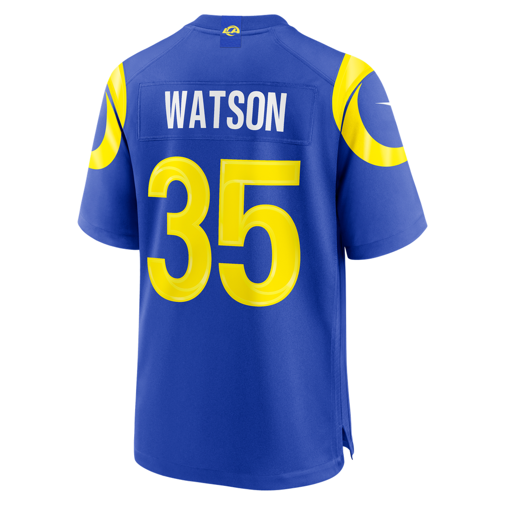 Jaylen Watson Los Angeles Rams Nike Team Game Jersey - Royal Official NFL Team Apparel Football Fan Gear