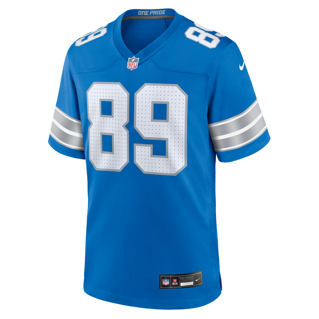 Brock Wright Detroit Lions Nike Team Game Jersey - Blue Official NFL Team Apparel Football Fan Gear