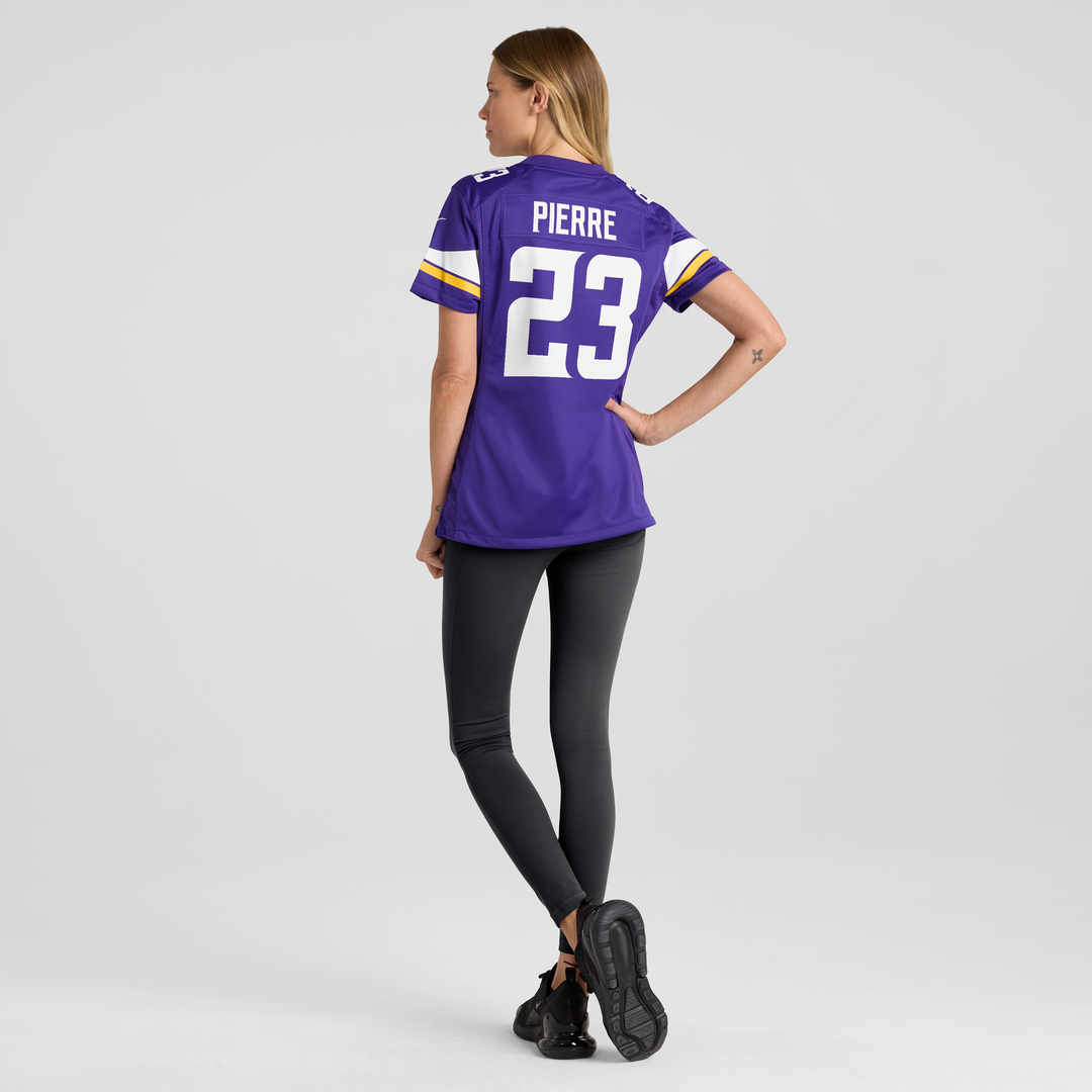 James Pierre Minnesota Vikings Nike Women's Team Game Jersey - Purple Official NFL Team Apparel Football Fan Gear
