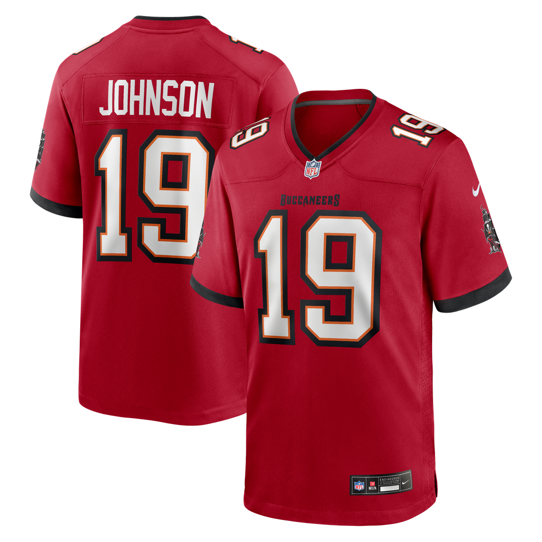 Keyshawn Johnson Tampa Bay Buccaneers Nike Game Retired Player Jersey - Red Official NFL Team Apparel Football Fan Gear