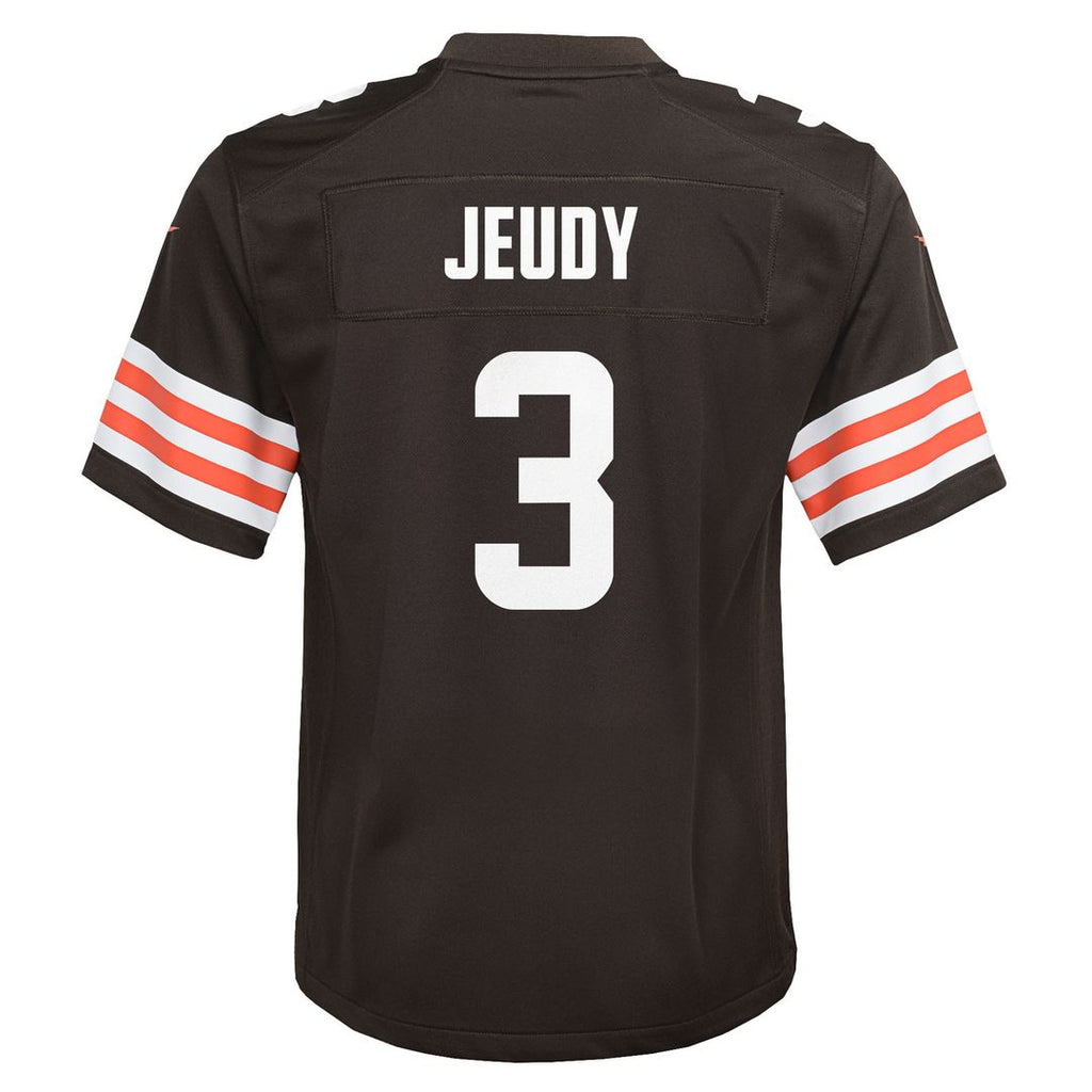 Jerry Jeudy Cleveland Browns Nike Youth Team Game Jersey - Brown Official NFL Team Apparel Football Fan Gear