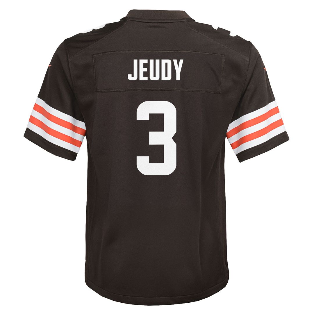 Jerry Jeudy Cleveland Browns Nike Youth Team Game Jersey - Brown Official NFL Team Apparel Football Fan Gear