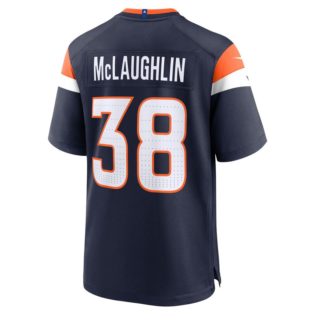Jaleel McLaughlin Denver Broncos Nike Team Game Jersey - Orange Official NFL Team Apparel Football Fan Gear