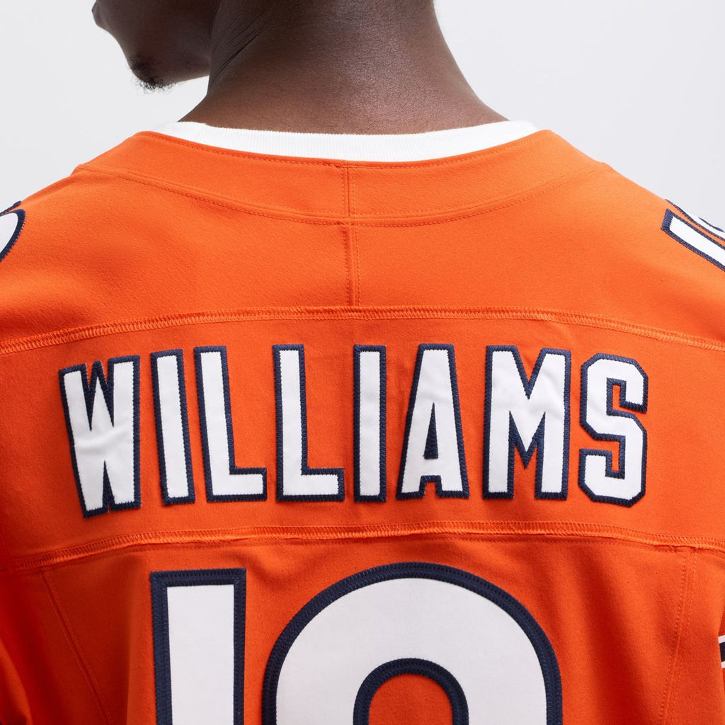 Caleb Williams Chicago Bears Nike Alternate Vapor F.U.S.E. Elite Jersey - Orange Official NFL Team Apparel Football Fan Gear