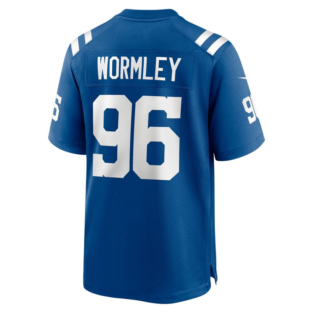 Chris Wormley Indianapolis Colts Nike Team Game Jersey - Royal Official NFL Team Apparel Football Fan Gear