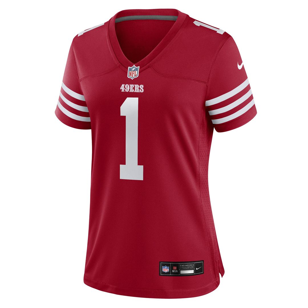 Ricky Pearsall San Francisco 49ers Nike Women's Team Game Jersey - Scarlet Official NFL Team Apparel Football Fan Gear
