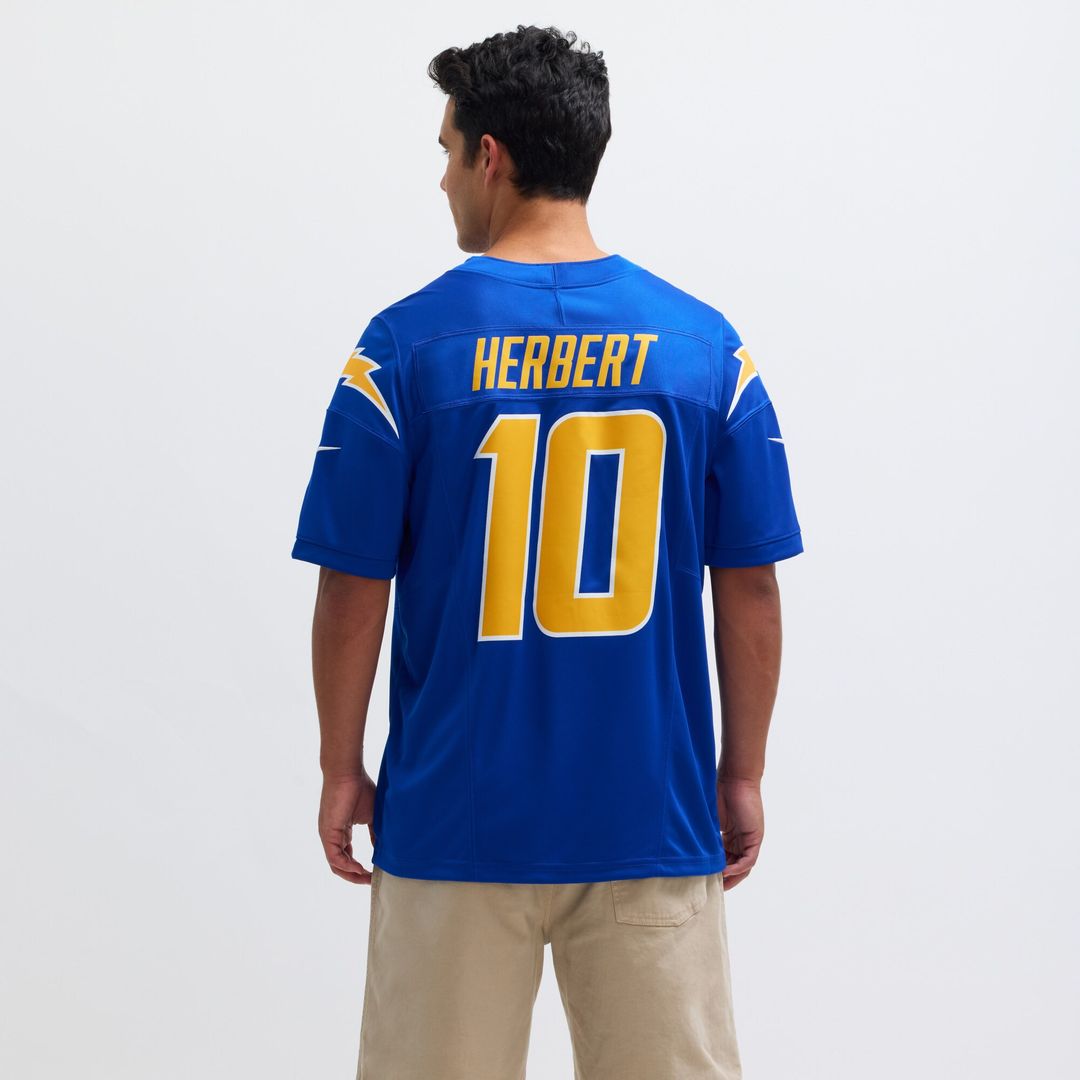 Justin Herbert Los Angeles Chargers Nike Vapor F.U.S.E. Limited Jersey - White Official NFL Team Apparel Football Fan Gear