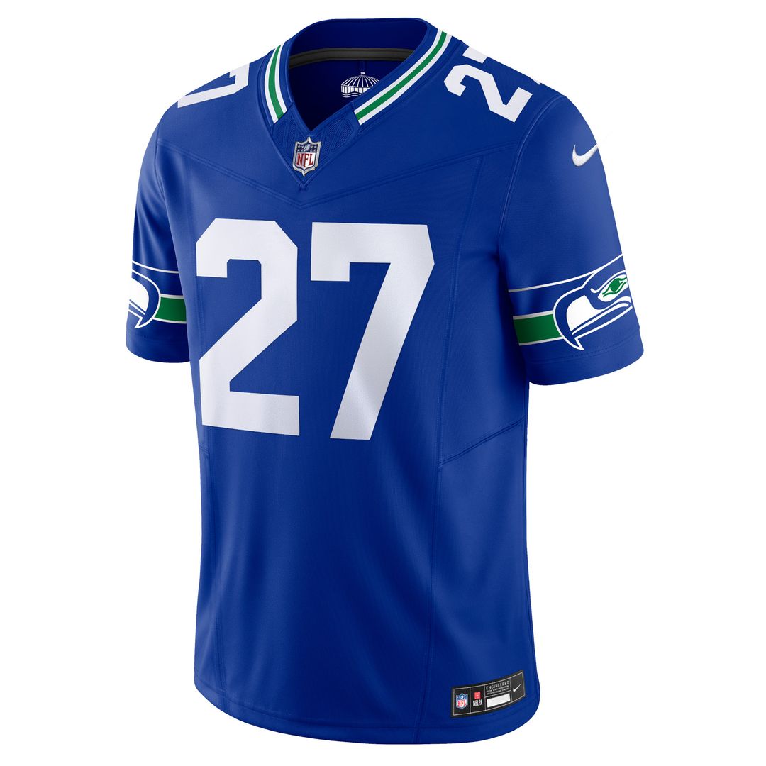 Tariq Woolen Seattle Seahawks Nike Alternate Vapor F.U.S.E. Limited Jersey - Royal Official NFL Team Apparel Football Fan Gear