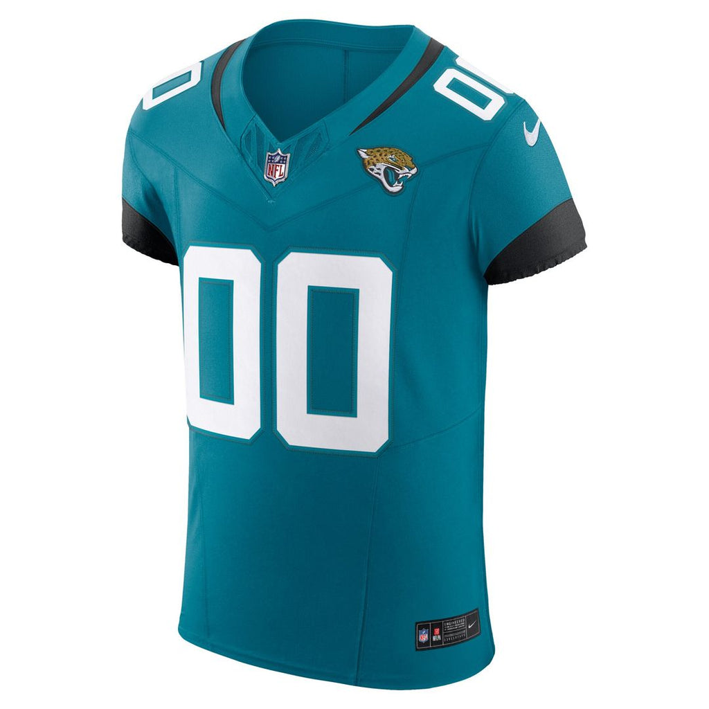 Jacksonville Jaguars Nike Vapor F.U.S.E. Elite Custom Jersey - Teal Official NFL Team Apparel Football Fan Gear