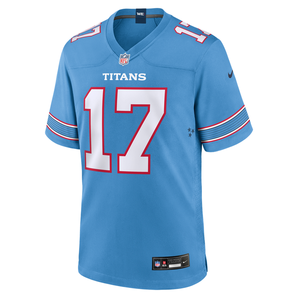 Chimere Dike Tennessee Titans Nike Team Game Jersey - Light Blue Official NFL Team Apparel Football Fan Gear