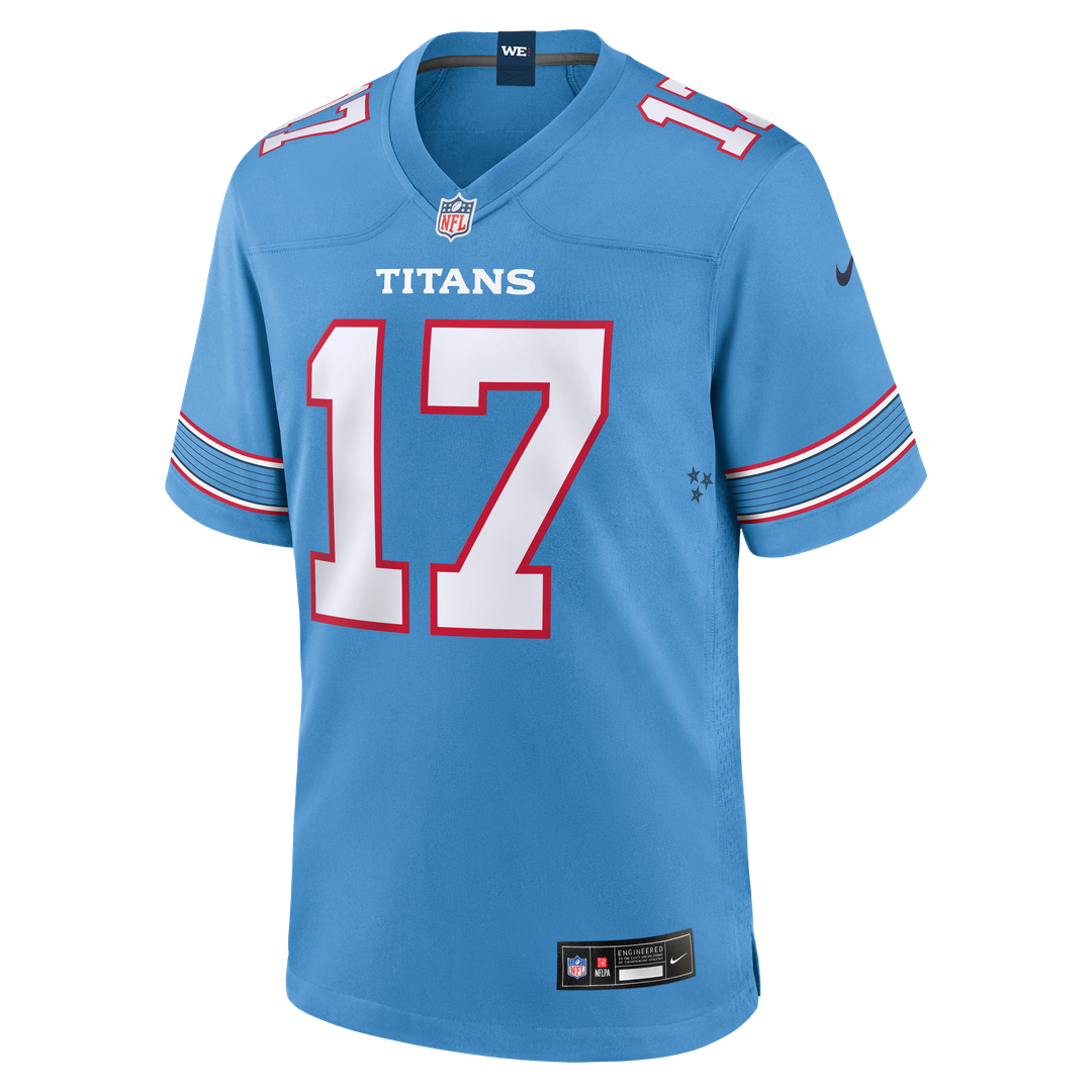 Chimere Dike Tennessee Titans Nike Team Game Jersey - Light Blue Official NFL Team Apparel Football Fan Gear