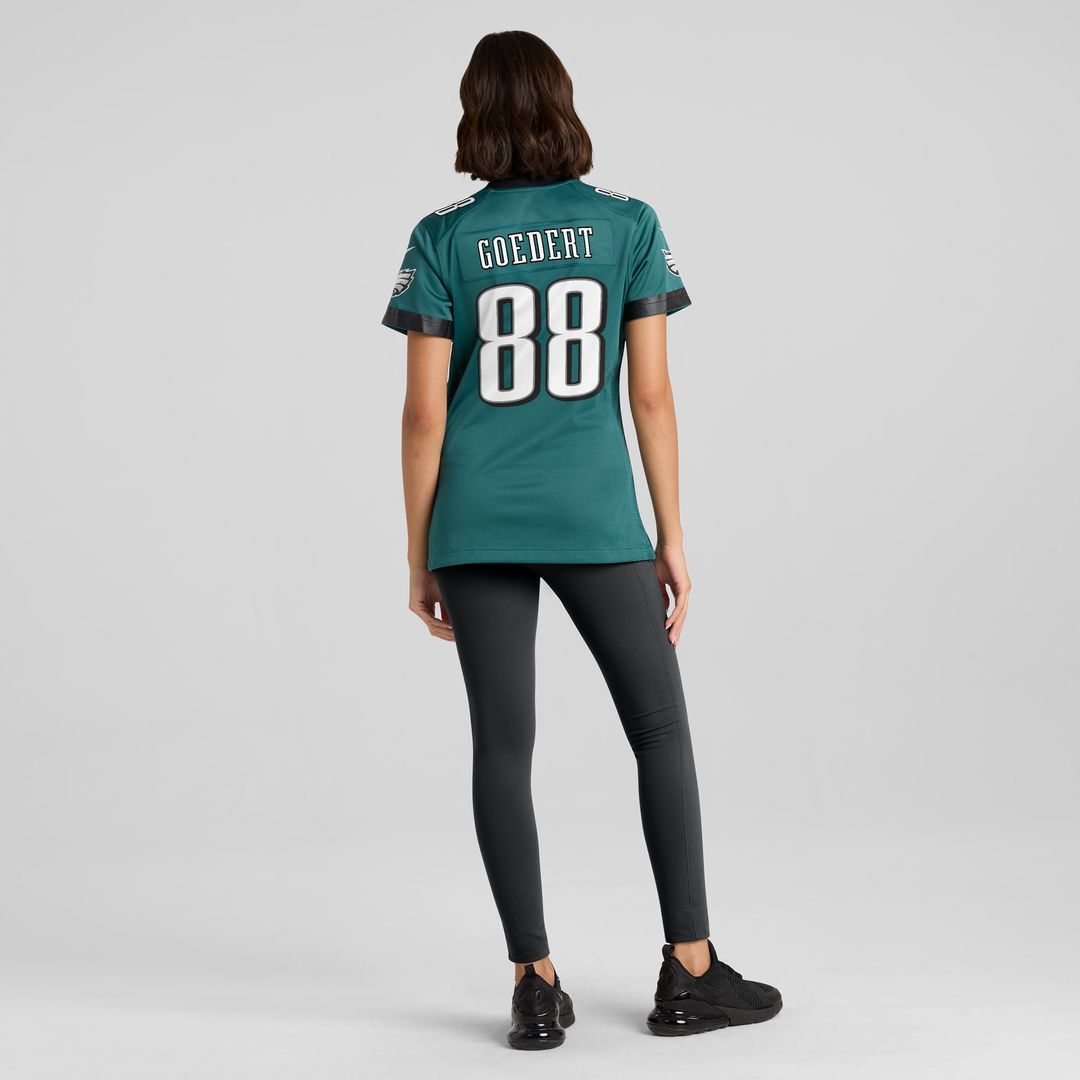 Dallas Goedert Philadelphia Eagles Nike Women's Alternate Game Jersey - Black Official NFL Team Apparel Football Fan Gear