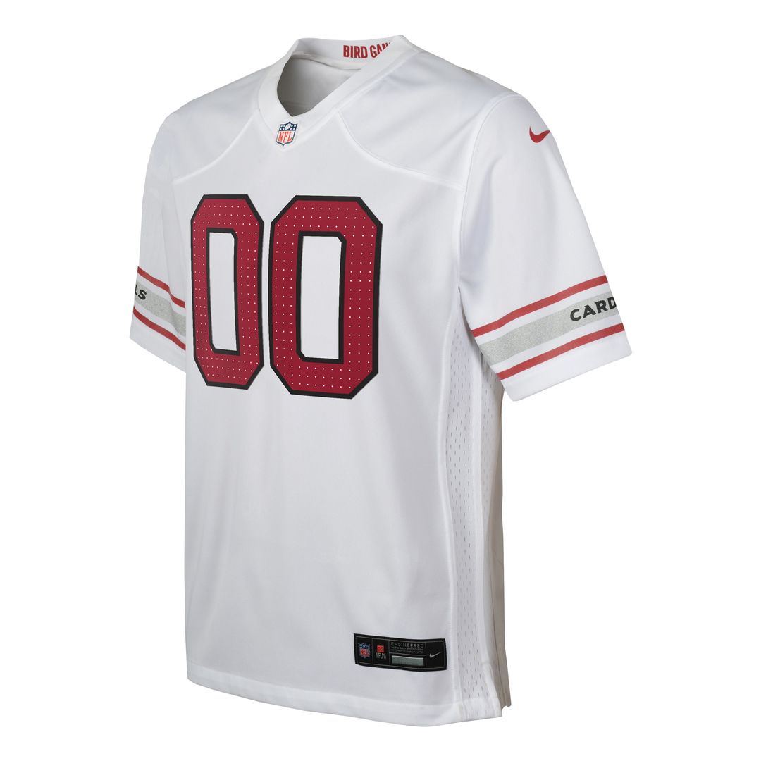 Arizona Cardinals Nike Youth Custom Game Jersey - White Official NFL Team Apparel Football Fan Gear