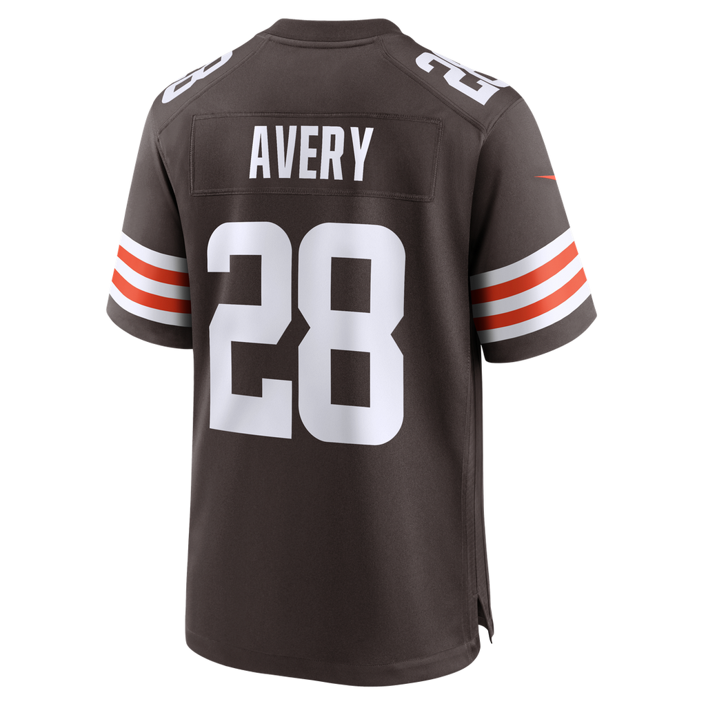 Tre Avery Cleveland Browns Nike Team Game Jersey - Brown Official NFL Team Apparel Football Fan Gear