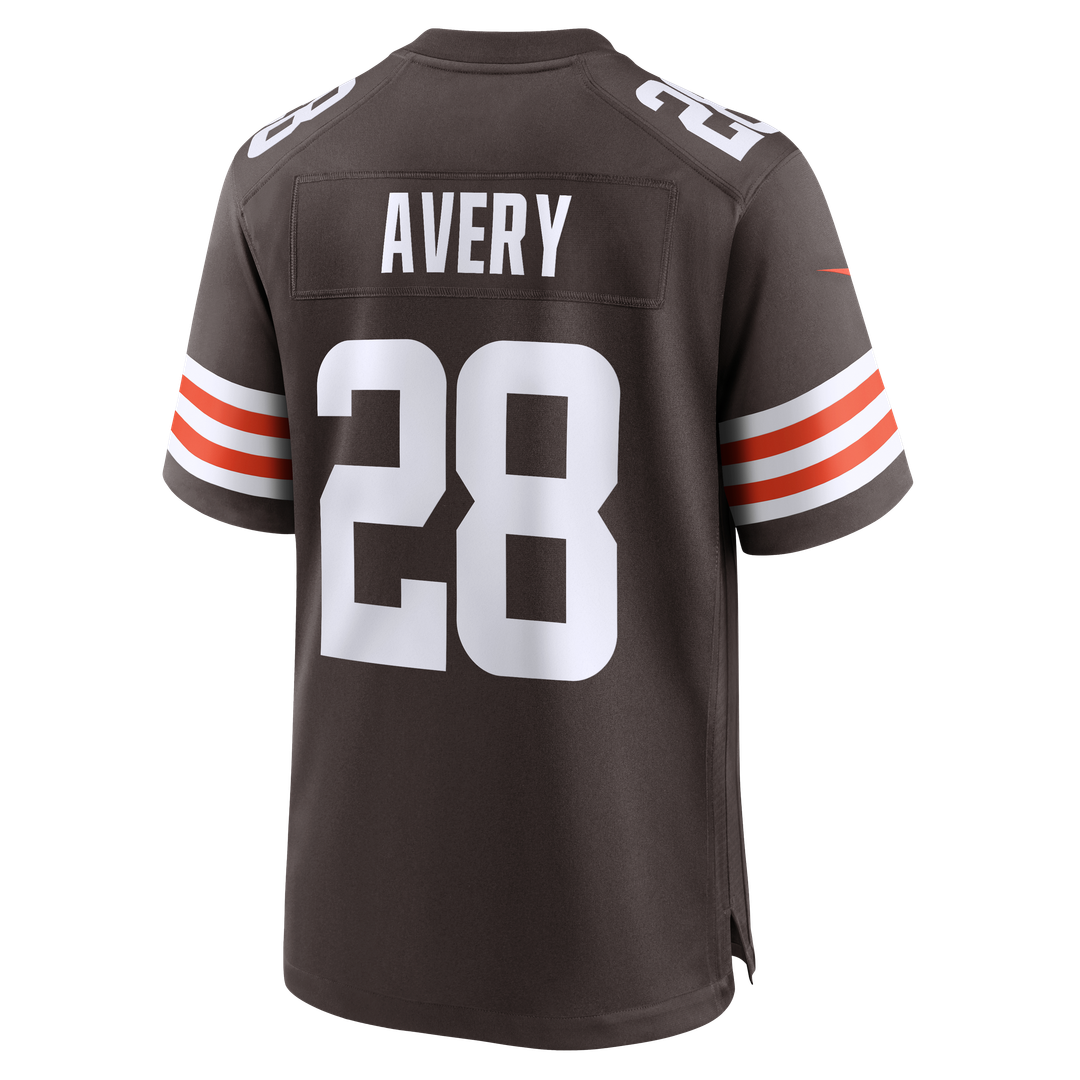 Tre Avery Cleveland Browns Nike Team Game Jersey - Brown Official NFL Team Apparel Football Fan Gear