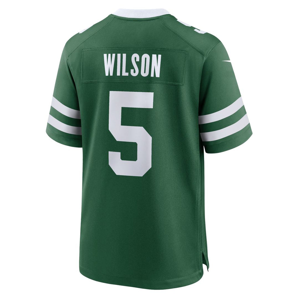 Garrett Wilson New York Jets Nike Game Jersey - Legacy White Official NFL Team Apparel Football Fan Gear