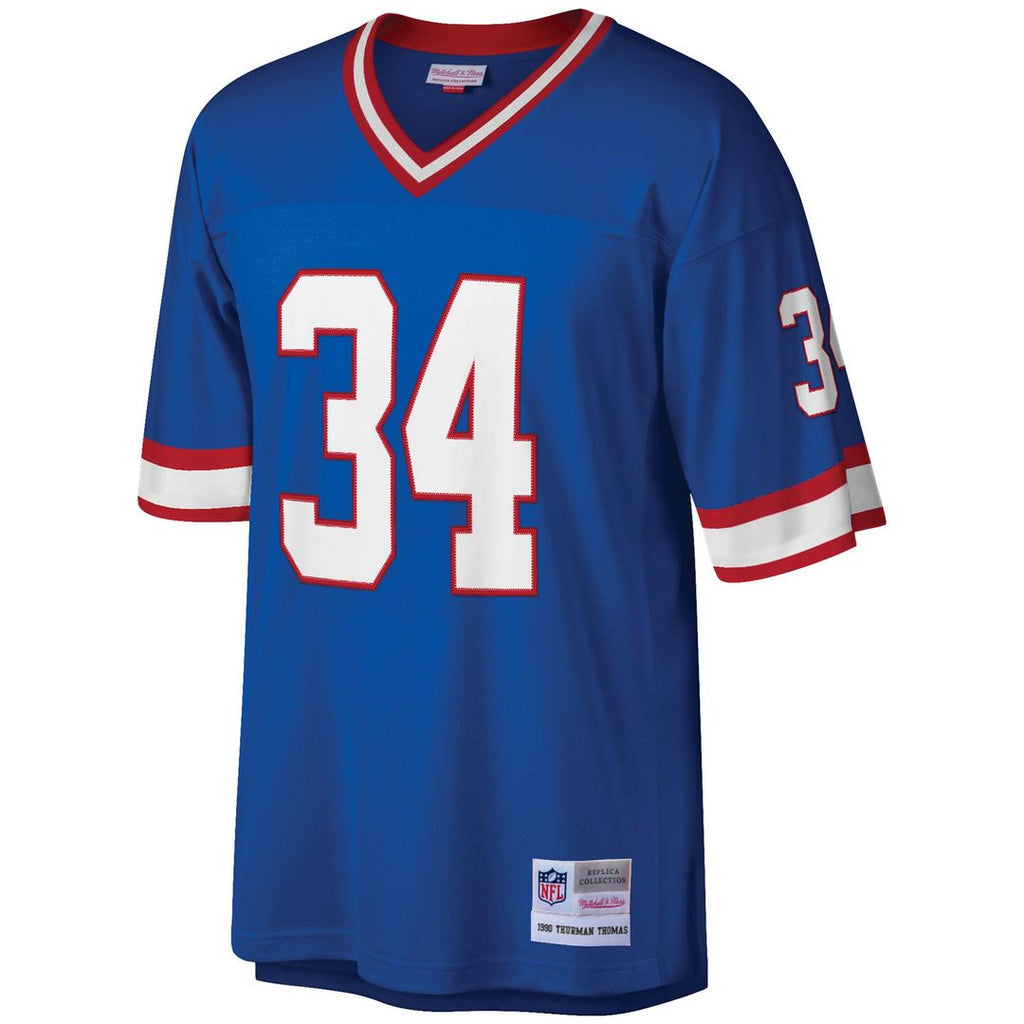 Thurman Thomas Buffalo Bills Mitchell & Ness Legacy Replica Jersey - Royal Official NFL Team Apparel Football Fan Gear