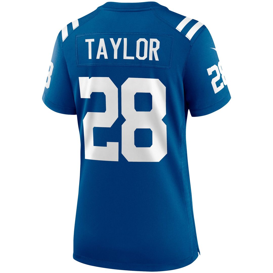 Jonathan Taylor Indianapolis Colts Nike Women's Player Game Jersey - Royal Official NFL Team Apparel Football Fan Gear
