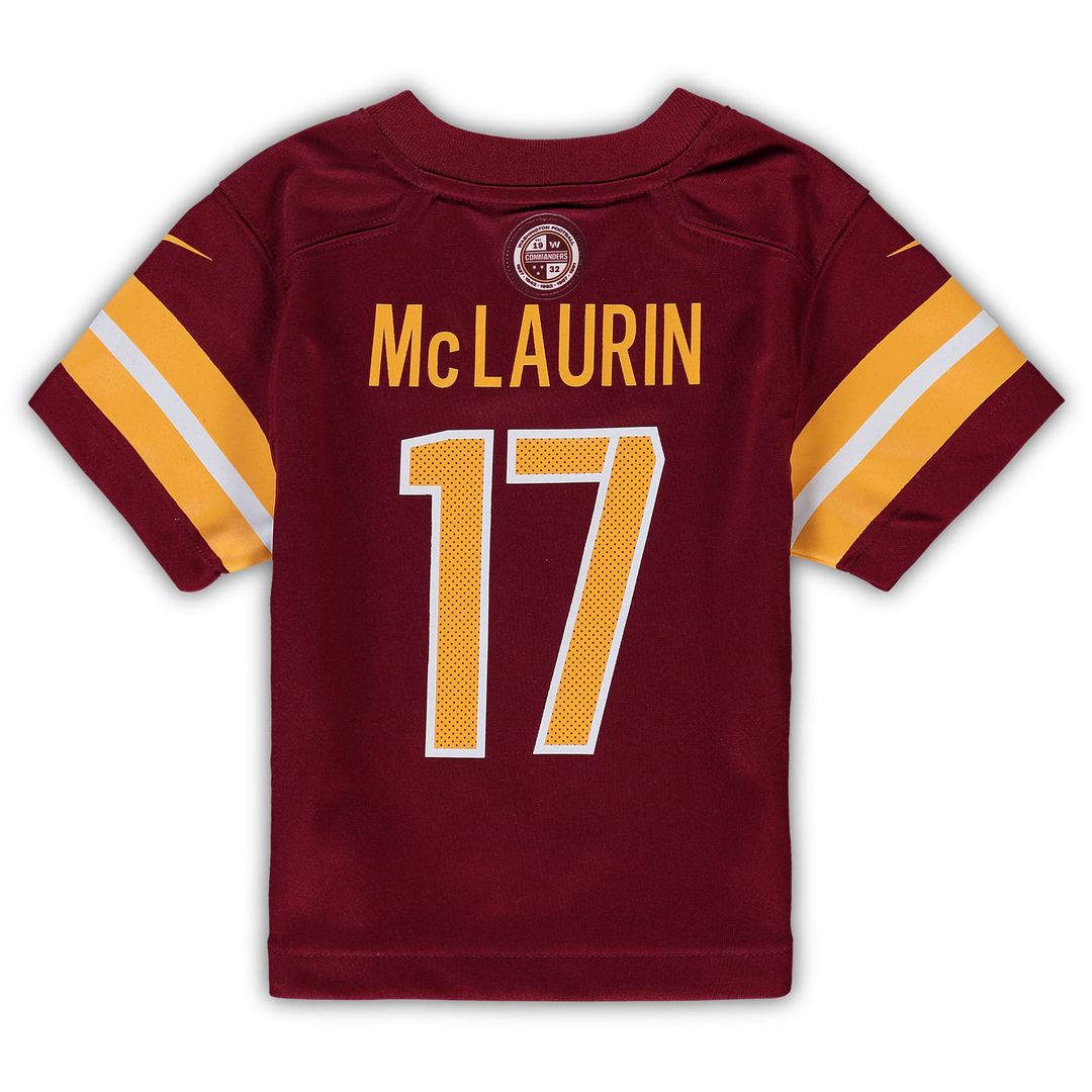 Terry McLaurin Washington Commanders Nike Toddler Game Jersey - Burgundy Official NFL Team Apparel Football Fan Gear