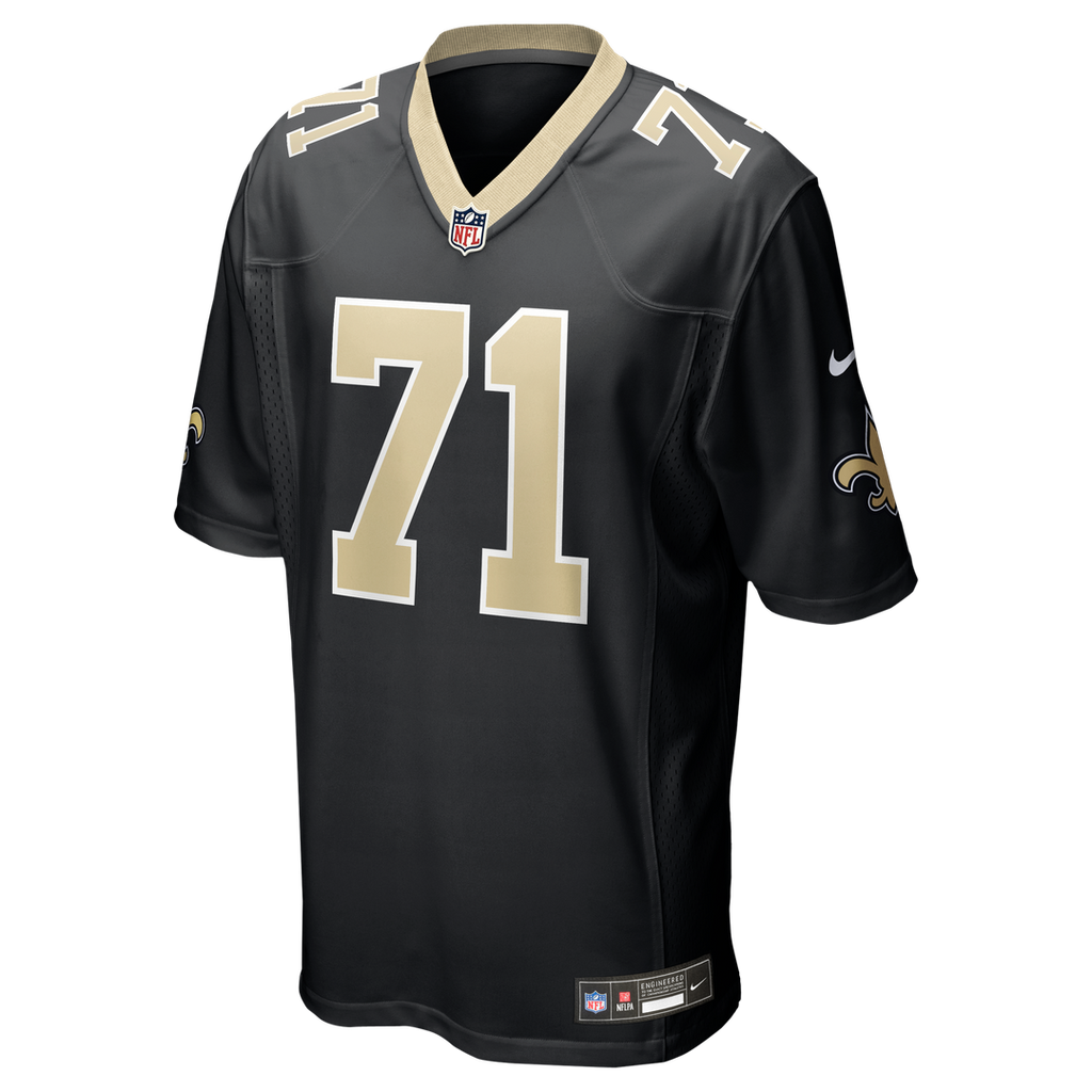 Kelvin Banks Jr. New Orleans Saints Nike Game Player Jersey - Black Official NFL Team Apparel Football Fan Gear