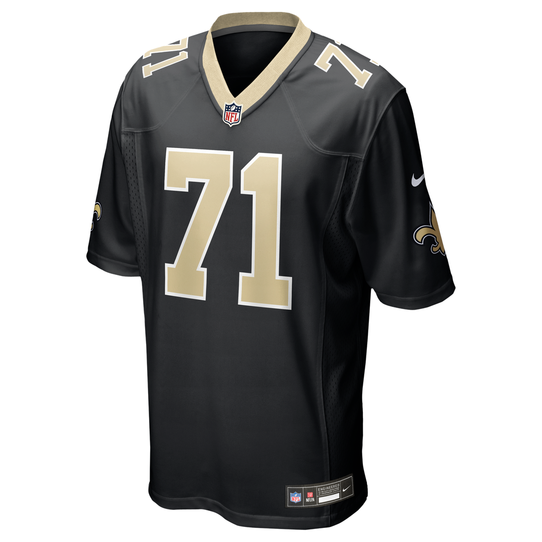 Kelvin Banks Jr. New Orleans Saints Nike Game Player Jersey - Black Official NFL Team Apparel Football Fan Gear