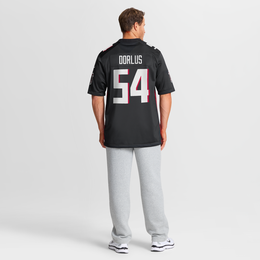 Brandon Dorlus Atlanta Falcons Nike Team Game Jersey - Black Official NFL Team Apparel Football Fan Gear