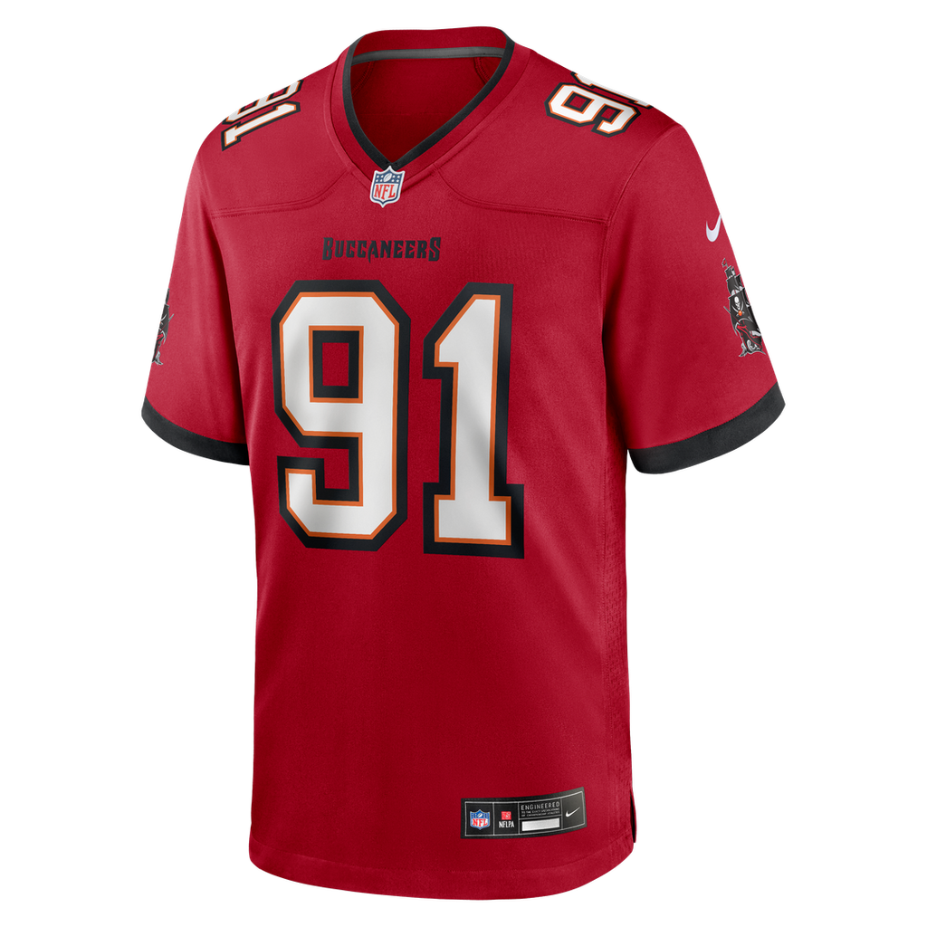 A'Shawn Robinson Tampa Bay Buccaneers Nike Team Game Jersey - Red Official NFL Team Apparel Football Fan Gear