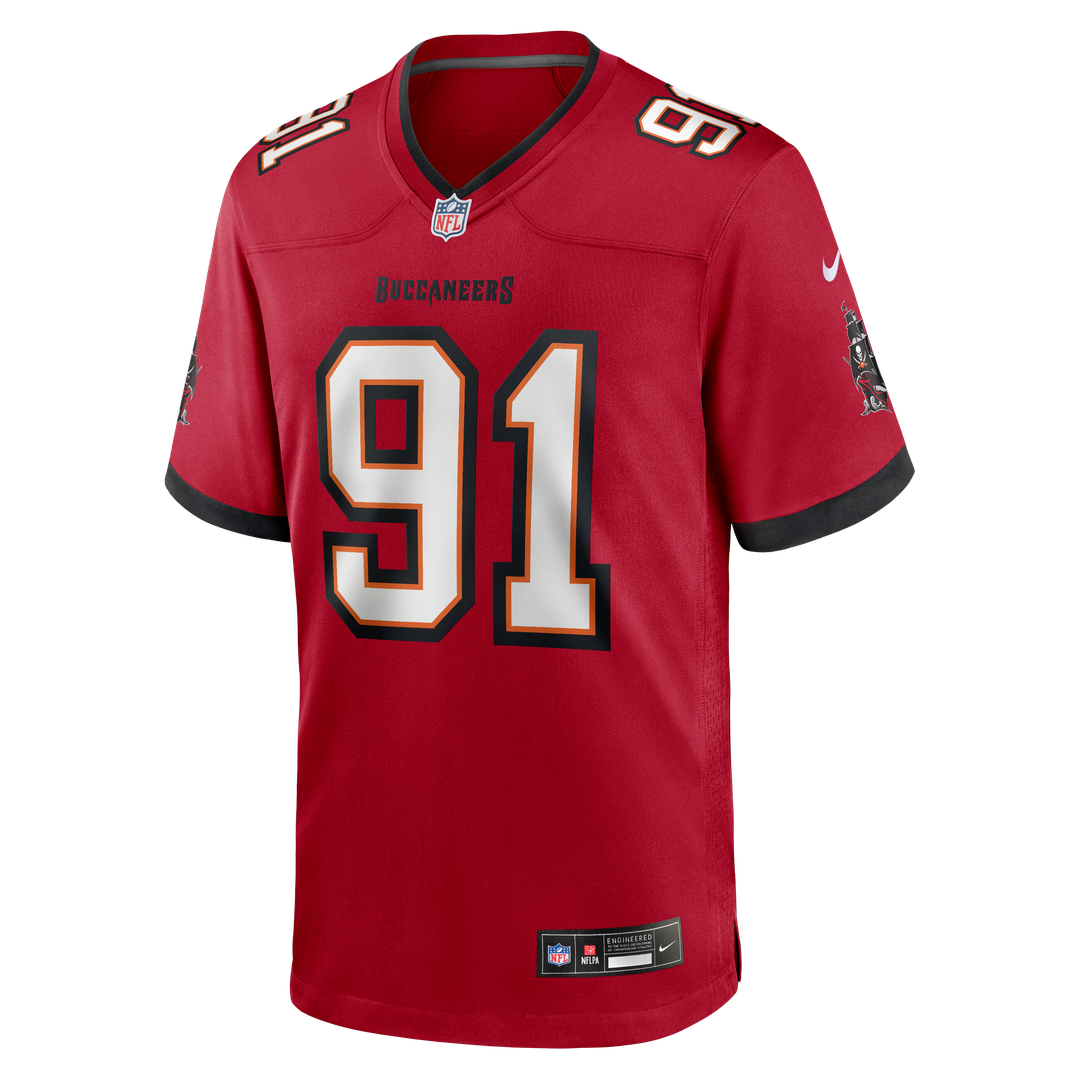 A'Shawn Robinson Tampa Bay Buccaneers Nike Team Game Jersey - Red Official NFL Team Apparel Football Fan Gear