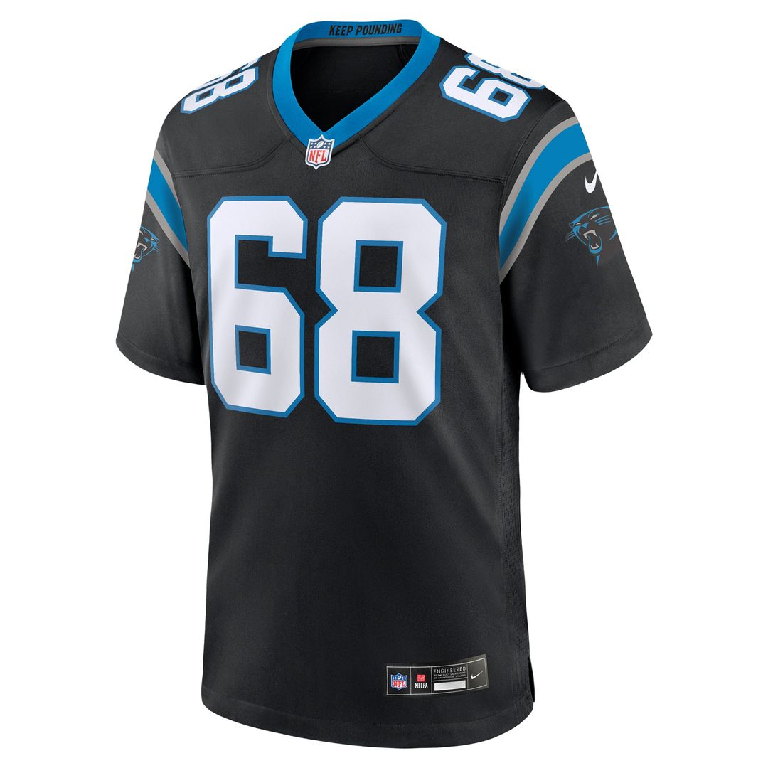 Damien Lewis Carolina Panthers Nike Game Jersey - Black Official NFL Team Apparel Football Fan Gear