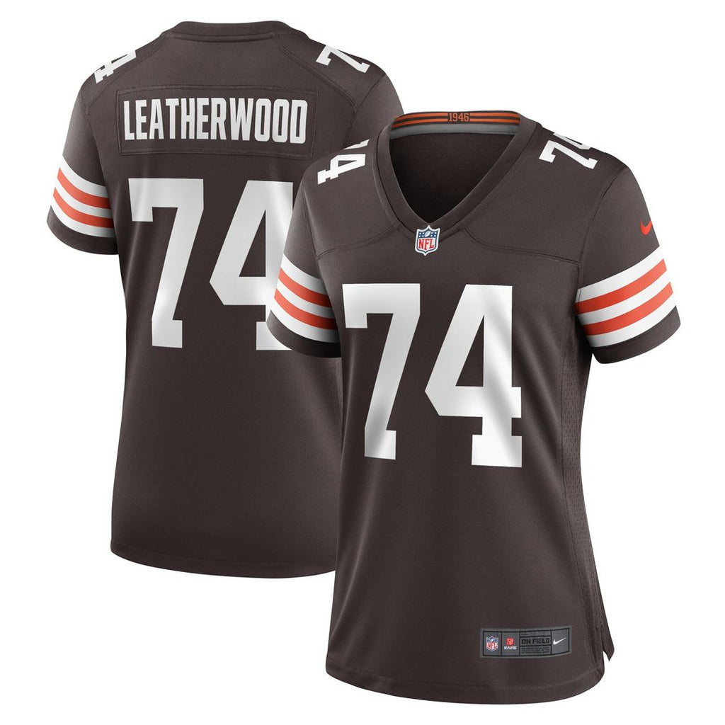 Alex Leatherwood Cleveland Browns Nike Women's Team Game Jersey - Brown Official NFL Team Apparel Football Fan Gear