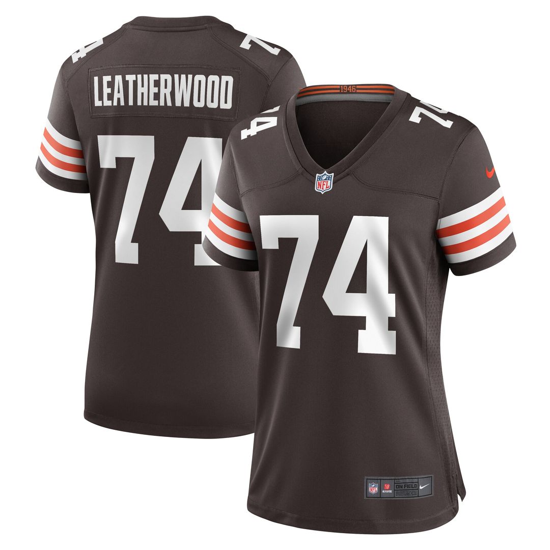 Alex Leatherwood Cleveland Browns Nike Women's Team Game Jersey - Brown Official NFL Team Apparel Football Fan Gear