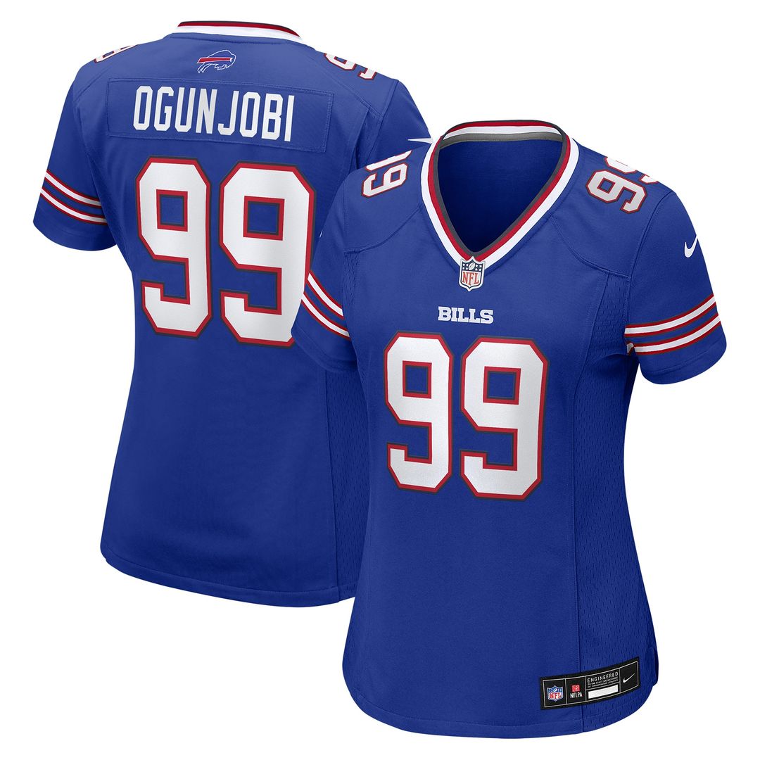 Larry Ogunjobi Buffalo Bills Nike Women's Team Game Jersey - Royal Official NFL Team Apparel Football Fan Gear