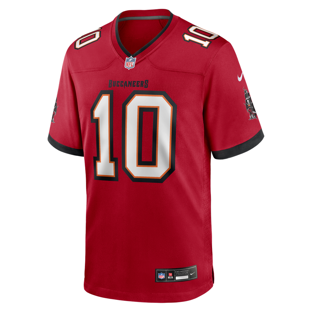 Trey Palmer Tampa Bay Buccaneers Nike Game Jersey - Red Official NFL Team Apparel Football Fan Gear