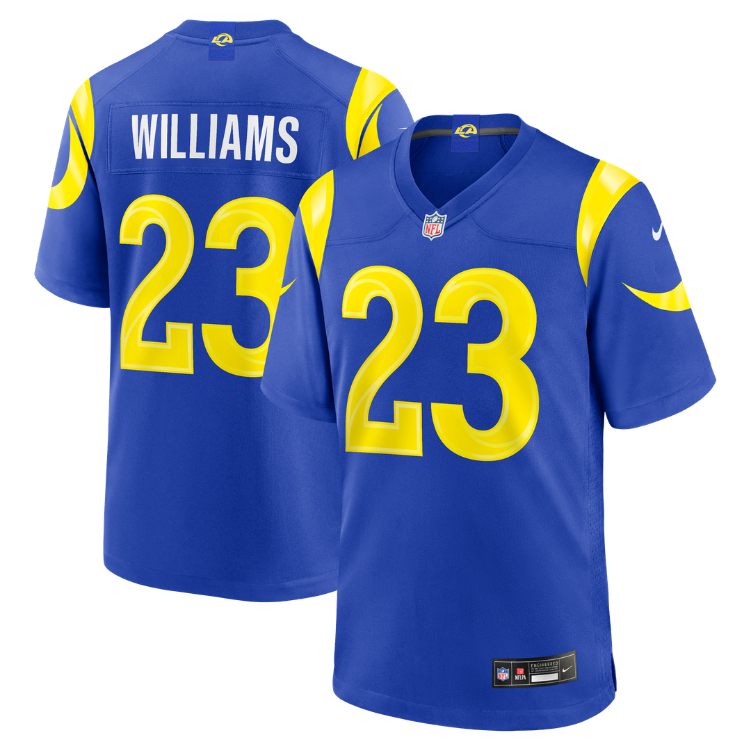 Kyren Williams Los Angeles Rams Nike White Game Player Jersey - White Official NFL Team Apparel Football Fan Gear