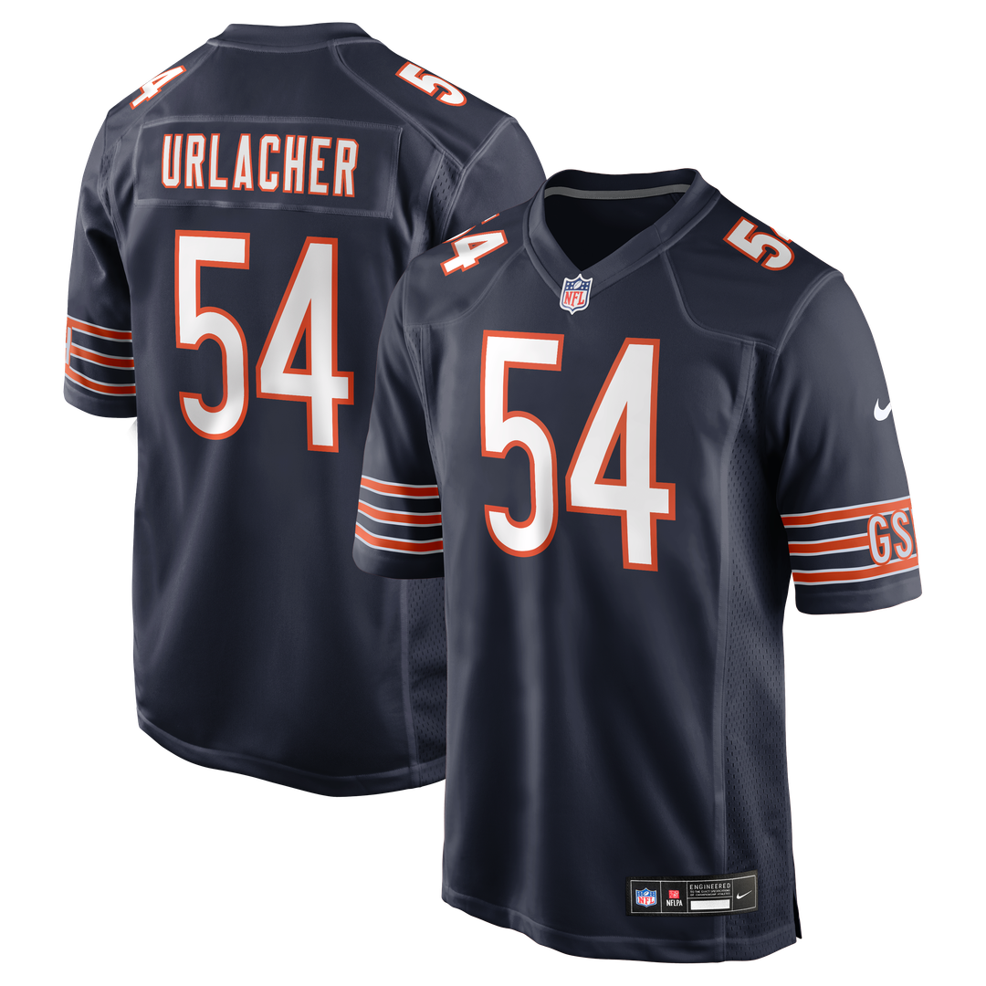 Brian Urlacher Chicago Bears Nike Game Retired Player Jersey - Navy Official NFL Team Apparel Football Fan Gear