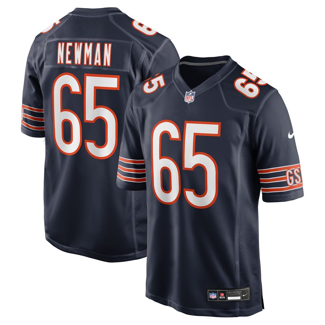 Luke Newman Chicago Bears Nike Team Game Jersey - Navy Official NFL Team Apparel Football Fan Gear