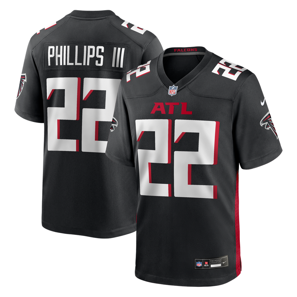 Clark Phillips III Atlanta Falcons Nike Team Game Jersey - Black Official NFL Team Apparel Football Fan Gear