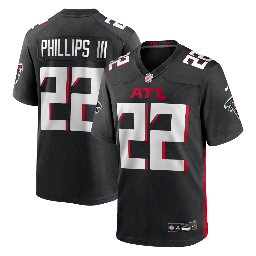Clark Phillips III Atlanta Falcons Nike Team Game Jersey - Black Official NFL Team Apparel Football Fan Gear