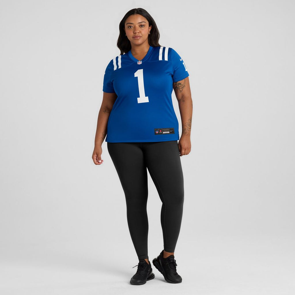 Number 1 Bride Indianapolis Colts Nike Women's Game Jersey - Royal Official NFL Team Apparel Football Fan Gear