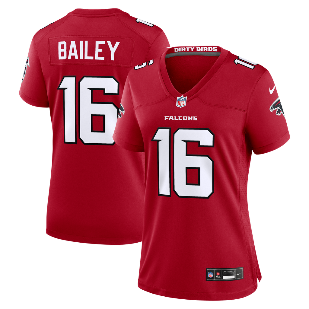 Jake Bailey Atlanta Falcons Nike Women's Team Game Jersey - Red Official NFL Team Apparel Football Fan Gear