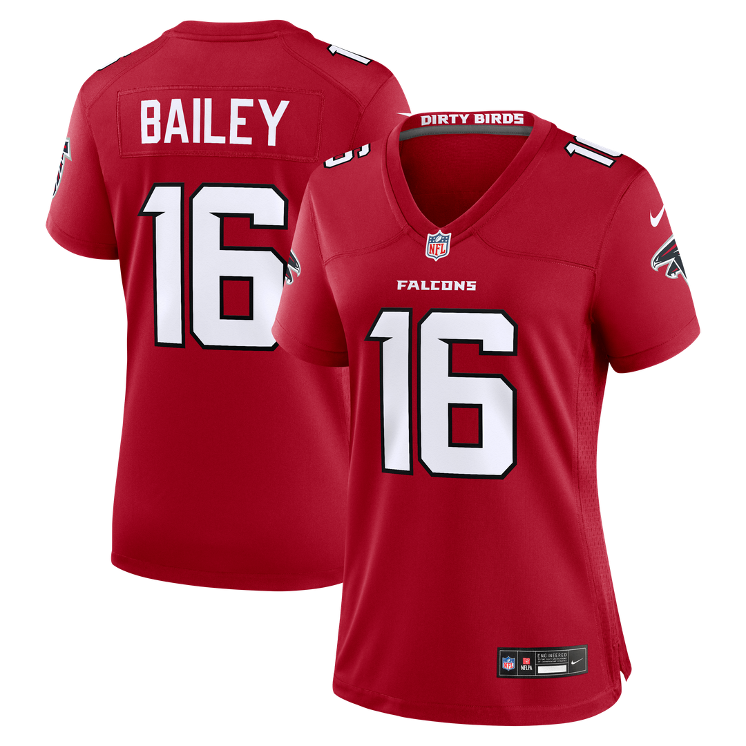 Jake Bailey Atlanta Falcons Nike Women's Team Game Jersey - Red Official NFL Team Apparel Football Fan Gear